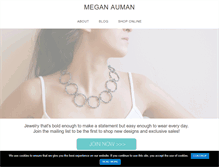 Tablet Screenshot of meganauman.com